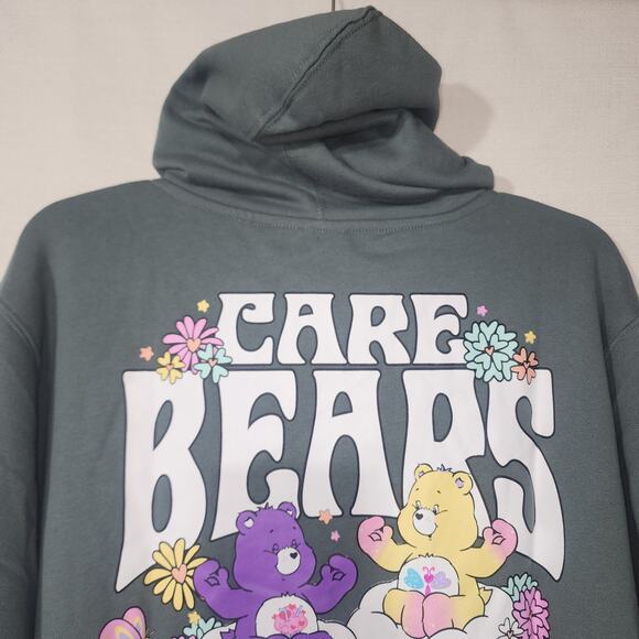 Care Bears '' Love yourself'' green hoodie size medium men - Picture 7 of 7